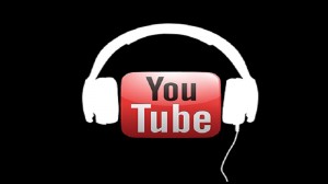YouTube music service concept logo