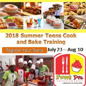 2018 SUMMER TEENS COOK AND BAKE TRAINING IN LAGOS