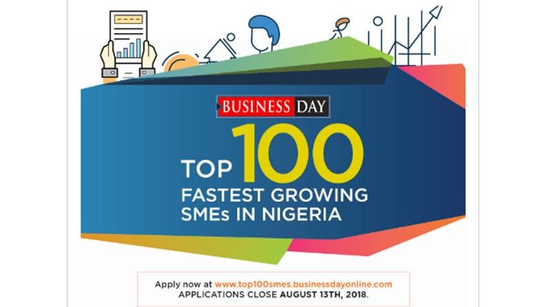 It is our pleasure to invite you to apply for the BusinessDay Top 100 Fastest Growing SMEs Awards which is scheduled to take place on October 15, 2018. Facilitated by BusinessDay in partnership with Bossman Nigeria and Aim Higher Africa, the award is specially created to celebrate fast-growing SMEs that have been able to demonstrate great business excellence, ethical conduct, integrity, and social responsibility in the last business year.