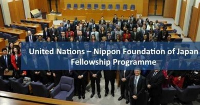 UNITED NATIONS NIPPON FOUNDATION OF JAPAN FELLOWSHIP PROGRAM