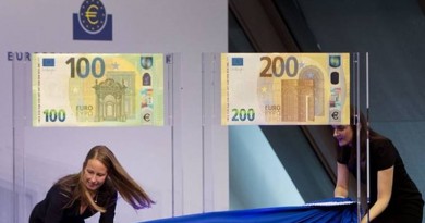 new Euro €100 and €200 bank notes