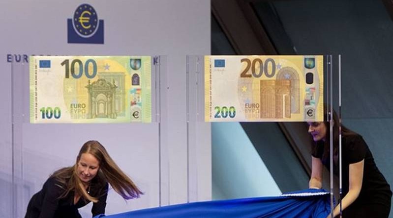 new Euro €100 and €200 bank notes