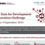 big data for development innovation challenge