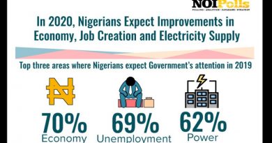 Nigerians Expect Improvements in Economy, Job Creation and Electricity Supply