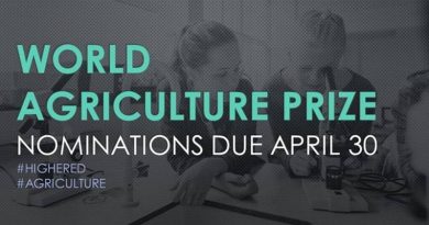 world agriculture prize
