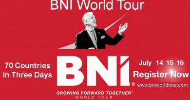 BNI world tour