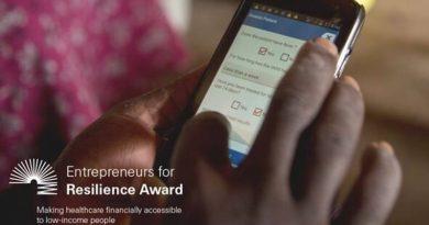 Swiss Re Foundation Entrepreneurs for Resilience Award 2021 for entrepreneurial initiatives