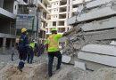 Panic as a 21 storey high rise building collapses in Ikoyi, Lagos
