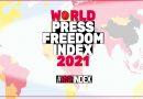 World Press Freedom Index 2021: Nigeria drops 5 points to rank 120 out of 180 Countries
