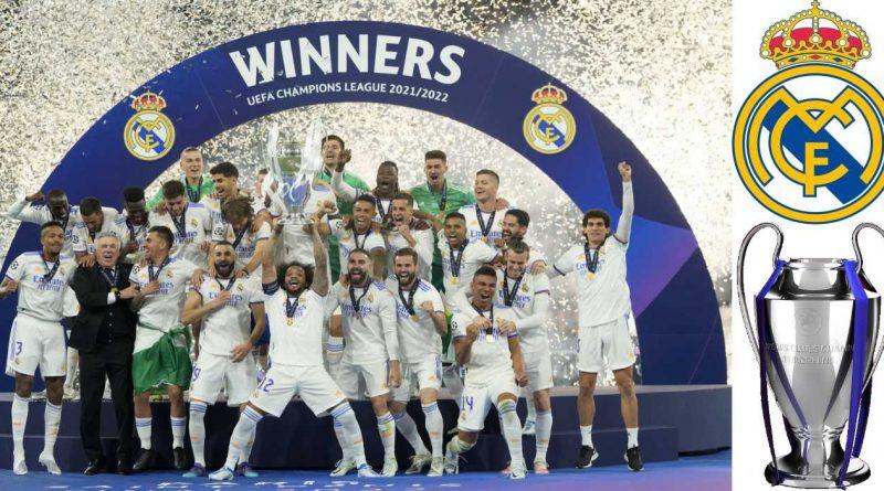 Real Madrid Wins UEFA Champions League for 2022