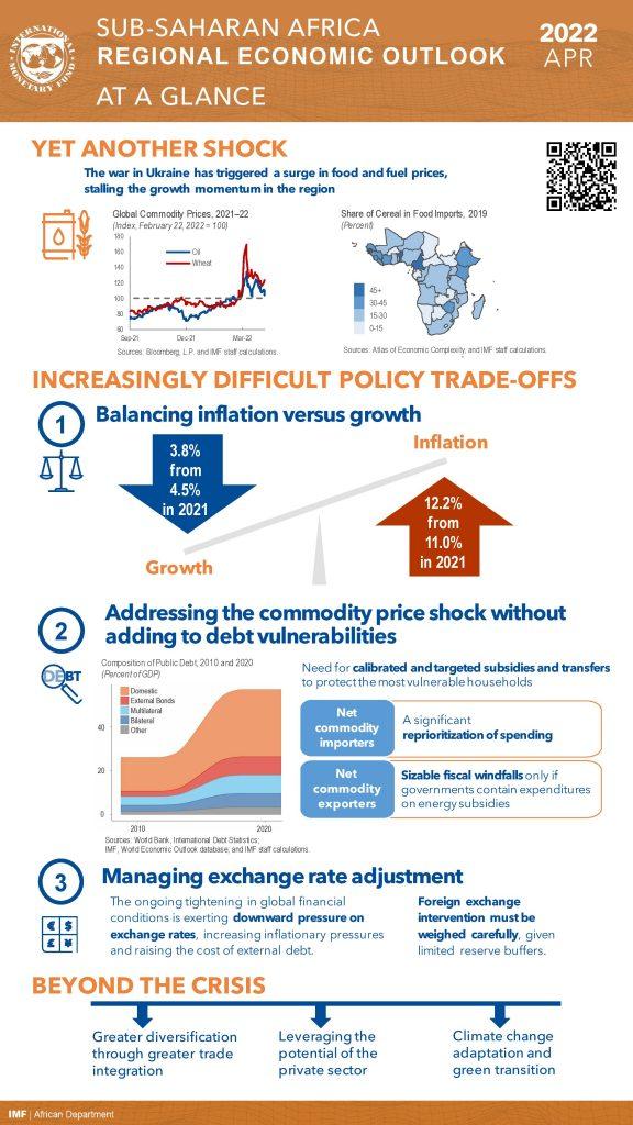 Sub Saharan Africa Regional Economic Outlook infographic