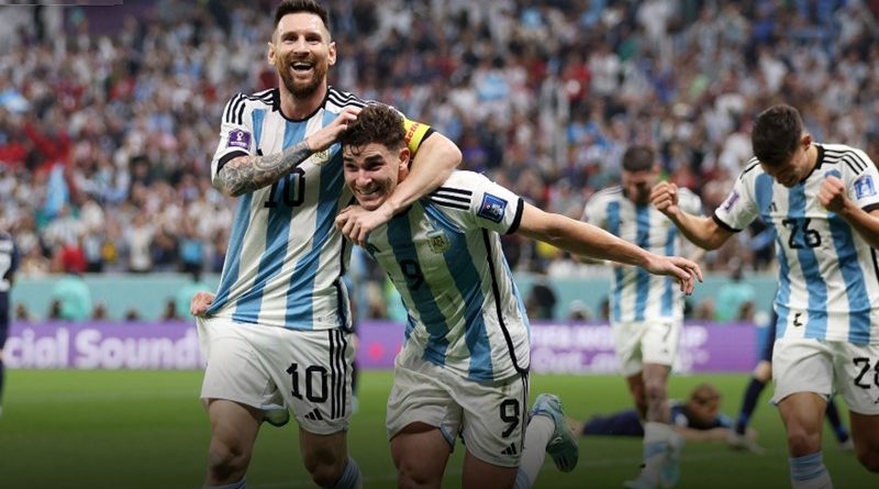 Argentina beats Croatia to qualify for the 2022 World Cup final match in qatar
