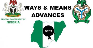 Ways and Means Advances and the increase in the national Debt of Nigeria