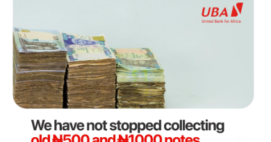 bring your old naira notes to UBA
