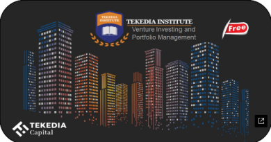 Tekedia Capital introduces FREE "Venture Investing and Portfolio Management" Program