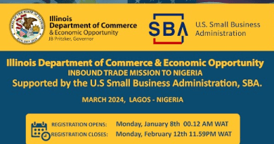 Illinois Department of Commerce & Economic Opportunity Inbound Trade Mission to Nigeria