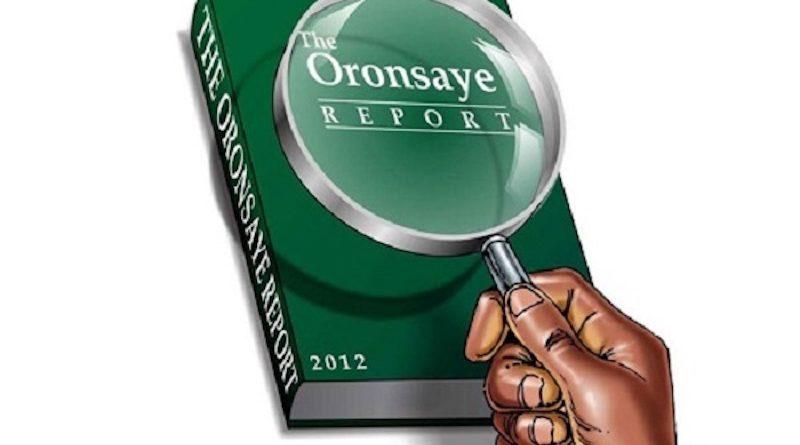 Steve Oronsaye report