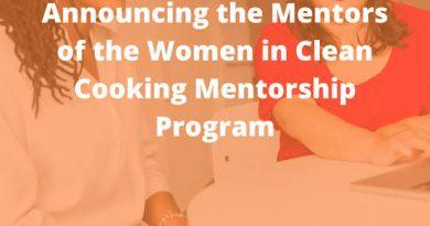 Women in Clean Cooking Mentorship Program
