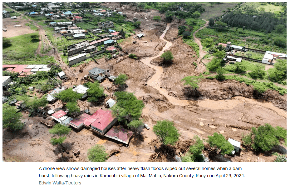 Old kijabe dam burst in kenya