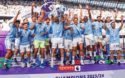 Manchester City are the premier league champions for the 4th year in a row