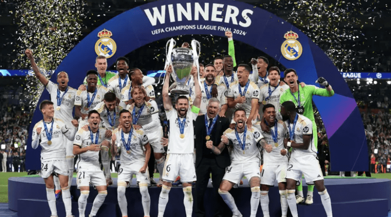 Real Madrid beat Borussia Dortmund to win the UEFA Champions League for the 15th time