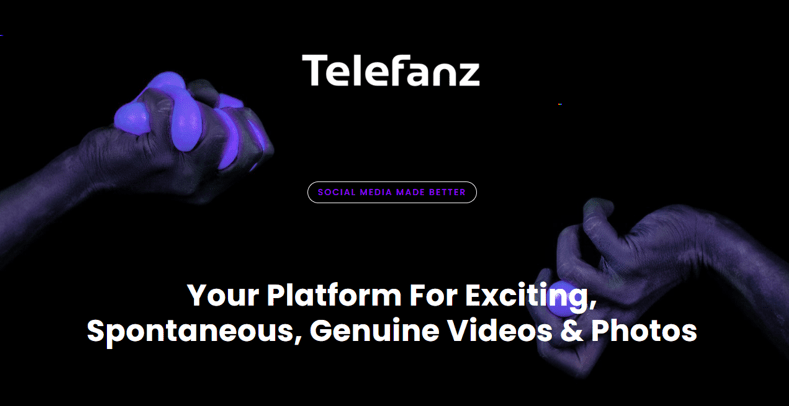 Telefanz social media platform - social media made better
