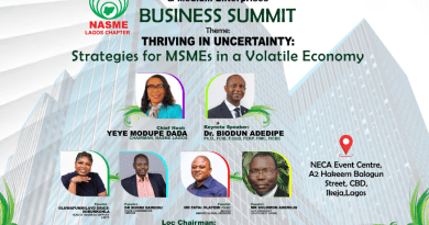 NASME Lagos MSME Summit - Thriving in Uncertainty, Strategies for MSMEs in a Volatile Economy