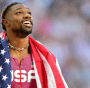 Noah Lyles - Fastest man in the world 2024 and winner of the 100m olympics mens gold medal in Paris