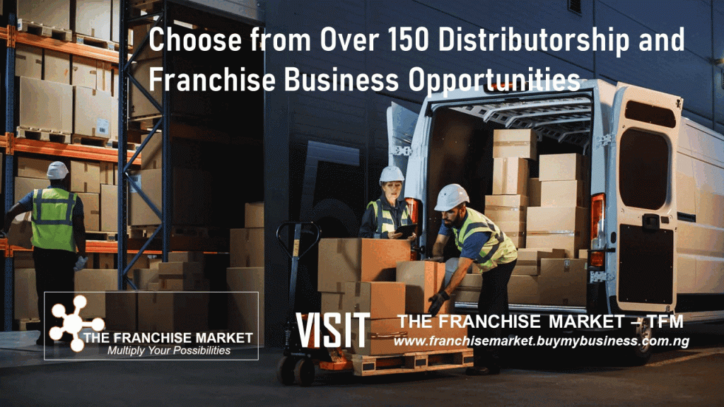 The Franchise Market TFM - GIF Advert get over 150 distributorship and franchise business opportunities