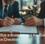 How to buy a business and the due diligence checklist